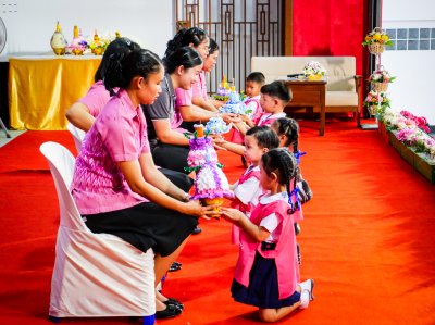 พิธีไหว้ครู (敬师仪式) ประจำปีการศึกษา 2568 ระดับปฐมวัย
