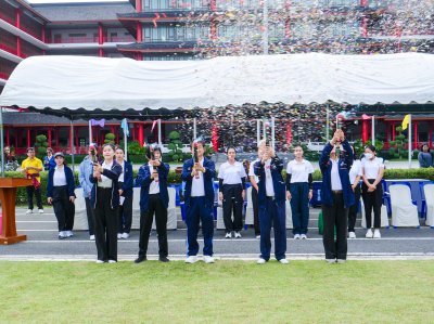 ภาพบรรยากาศกีฬาสีระดับประถมศึกษาและมัธยมศึกษา ประจำปีการศึกษา 2568