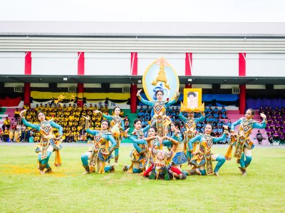 ภาพบรรยากาศกีฬาสีระดับประถมศึกษาและมัธยมศึกษา ประจำปีการศึกษา 2568