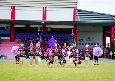 ภาพบรรยากาศกีฬาสีระดับประถมศึกษาและมัธยมศึกษา ประจำปีการศึกษา 2568