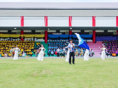 ภาพบรรยากาศกีฬาสีระดับประถมศึกษาและมัธยมศึกษา ประจำปีการศึกษา 2568