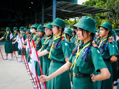 การเข้าค่ายลูกเสือสามัญรุ่นใหญ่ ระดับมัธยมศึกษาปีที่ 1-3