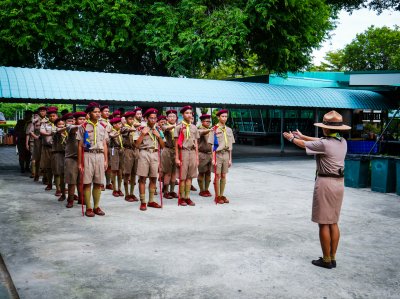 การเข้าค่ายลูกเสือสามัญรุ่นใหญ่ ระดับมัธยมศึกษาปีที่ 1-3