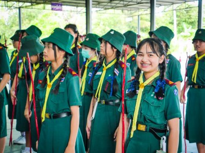 การเข้าค่ายลูกเสือสามัญรุ่นใหญ่ ระดับมัธยมศึกษาปีที่ 1-3