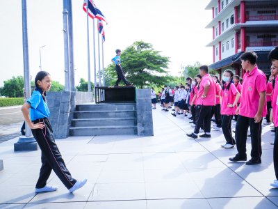 กิจกรรมออกกำลังกายยามเช้า โดยกลุ่มสาระการเรียนรู้สุขศึกษาและพลศึกษา 