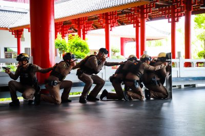 การฝึกซ้อมแผนเผชิญเหตุ (Active Shooter)