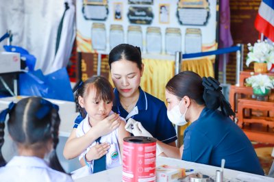 การฉีดวัคซีนไข้หวัดใหญ่ 4 สายพันธุ์ ประจำปีการศึกษา 2569