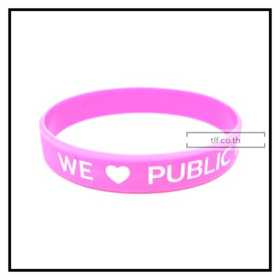 ผลงานริสแบนด์ซิลิโคน - Wristband Silicone