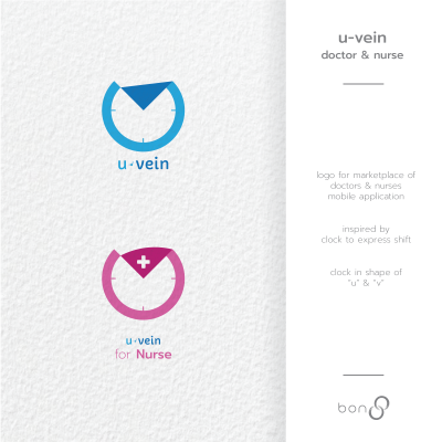 โลโก้ mobile application u-vein by bon8