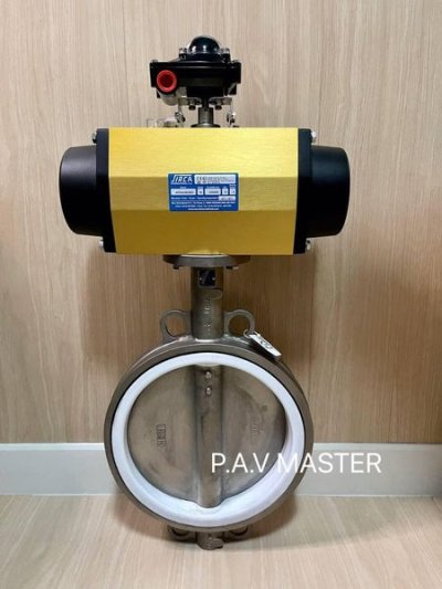 SIRCA AP05DA + BUTTERFLY VALVE STAINLESS STEEL 10" + APL-210N LIMIT SWITCH BOX 