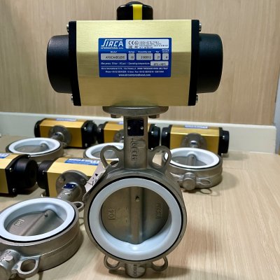 SIRCA  + BUTTERFLY VALVE STAINLESS STEEL 