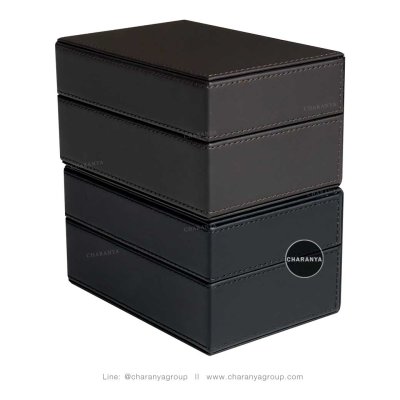 Premium Watch box Storage Organizer กล่องใส่นาฬิกา 1 เรือน วัสดุดีเกรดพรีเมี่ยม หุ้มหนัง บุกำมะหยี่ อย่างดี กล่องนาฬิกาแบรนด์ สั่งทำกล่องนาฬิกา ทำโลโก้กล่องนาฬิกา