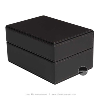 Premium Watch box Storage Organizer กล่องใส่นาฬิกา 1 เรือน วัสดุดีเกรดพรีเมี่ยม หุ้มหนัง บุกำมะหยี่ อย่างดี กล่องนาฬิกาแบรนด์ สั่งทำกล่องนาฬิกา ทำโลโก้กล่องนาฬิกา