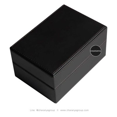 Premium Watch box Storage Organizer กล่องใส่นาฬิกา 1 เรือน วัสดุดีเกรดพรีเมี่ยม หุ้มหนัง บุกำมะหยี่ อย่างดี กล่องนาฬิกาแบรนด์ สั่งทำกล่องนาฬิกา ทำโลโก้กล่องนาฬิกา