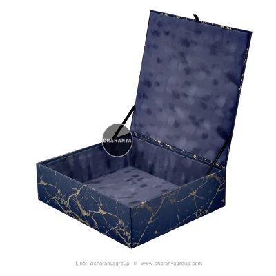 Leather Premuim Box กล่องหนังใส่ของ กล่องใส่สินสอด กล่องใส่ของชำร่วย เกรดพรีเมี่ยม หุ้มหนัง PU และ กำมะหยี่อย่างดี