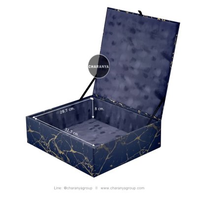 Leather Premuim Box กล่องหนังใส่ของ กล่องใส่สินสอด กล่องใส่ของชำร่วย เกรดพรีเมี่ยม หุ้มหนัง PU และ กำมะหยี่อย่างดี