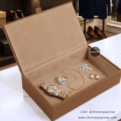 Premuim Box กล่องหนังใส่ของ กล่องใส่สินสอด กล่องใส่ของชำร่วย เกรดพรีเมี่ยม หุ้มหนัง PU และ กำมะหยี่อย่างดี กล่องใส่ธนบัตร กล่องใส่แบงค์พัน กล่องใส่สินสอด กล่องกำมะหยี่ กล่องใส่เครื่องประดับ กล่องใส่นาฬิกา Leather Velvet Box