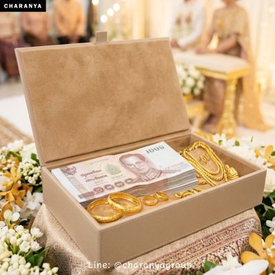 Premuim Box กล่องหนังใส่ของ กล่องใส่สินสอด กล่องใส่ของชำร่วย เกรดพรีเมี่ยม หุ้มหนัง PU และ กำมะหยี่อย่างดี กล่องใส่ธนบัตร กล่องใส่แบงค์พัน กล่องใส่สินสอด กล่องกำมะหยี่ กล่องใส่เครื่องประดับ กล่องใส่นาฬิกา Leather Velvet Box