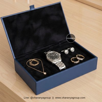 Premuim Box กล่องหนังใส่ของ กล่องใส่สินสอด กล่องใส่ของชำร่วย เกรดพรีเมี่ยม หุ้มหนัง PU และ กำมะหยี่อย่างดี กล่องใส่ธนบัตร กล่องใส่แบงค์พัน กล่องใส่สินสอด กล่องกำมะหยี่ กล่องใส่เครื่องประดับ กล่องใส่นาฬิกา Leather Velvet Box