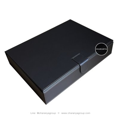 Leather Premuim Box กล่องหนังใส่ของอเนกประสงค์ เกรดพรีเมี่ยม สีช้อค สีน้ำตาลไหม้ สีน้ำตาลเข้ม