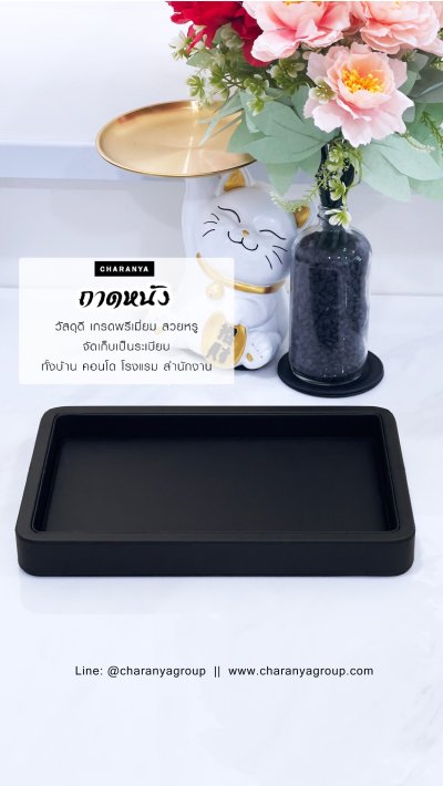 leather tray ถาดหนัง วางของ วางนาฬิกา เครื่องประดับ ใส่ขนม ใช่ในบ้าน คอนโด ร้านค้า โรงแรม รีสอร์ท สำนักงาน โชว์รูม คลินิค โรงพยาบาลเอกชน