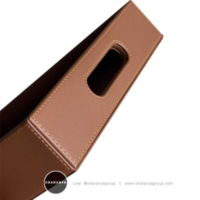 Leather Tray ถาดหนัง ถาดเสริฟ ถาดมีหูจับ ถาดใส่ของ ถาดใส่ขนม ถาดโรงแรม ถาดร้านอาหาร 