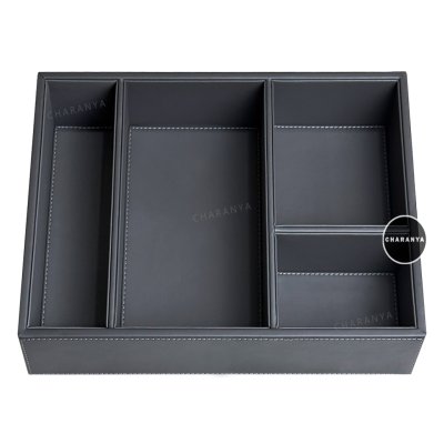 Leather Tray ถาดหนัง ถาดแบ่งช่อง ใส่ของอเนกประสงค์ ถาดใส่ชุดกาแฟ ถาดจัดชุดกาแฟ ถาดในห้องพักโรงแรม ถาดโรงแรม ถาดใส่ของห้องVIP ถาดใส่อาหารว่าง ถาดใส่ขนม ถาดลิ้นชัก ถาดใส่เข็มขัด ถาดใส่ตู้เสื้อผ้า ถาดใส่ลิ้นชักถาดใส่เครื่องแต่งกาย ถาดใส่เครื่องประดับ