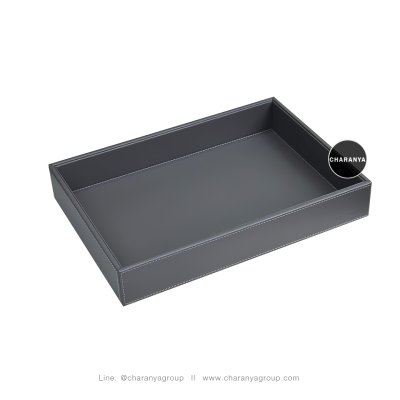 leather tray ถาดหนัง เกรดอย่างดี A พรีเมี่ยม สวยประณีต วางของ ใส่ของ ใส่ขนม จัดระเบียบ ใส่ผ้าเช็ดหน้า ผ้าเช็ดมือ ผ้าขนหนู ใส่เครื่องสำอาง น้ำหอม