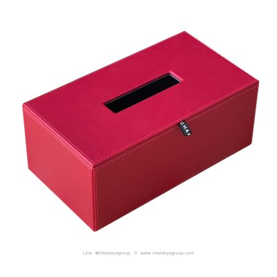 Leather Tissue Paper Box กล่องทิชชู่สีแดง Red กล่องกระดาษทิชชู่หนัง กล่องทิชชู่ห้องประชุม กล่องทิชชู่โรงแรม กล่องทิชชู่ออฟฟิศ กล่องทิชชู่บนโต๊ะอาหาร กล่องทิชชู่ร้านอาหาร กล่องทิชชู่รีสอร์ท กล่องทิชชู่โต๊ะทำงาน กล่องทิชชู่โต๊ะรับแขก กล่องทิชชู่หนัง ผลิตด้ว