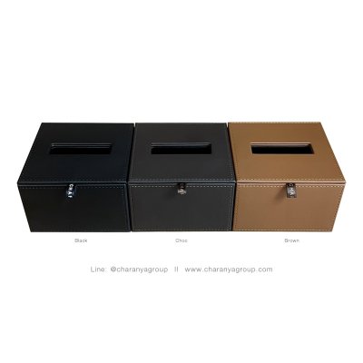 Pop-up Tissue Paper Box กล่องทิชชู่ป๊อปอัพ กล่องทิชชู่โรงแรม งานสวย วัสดุดี งานเกรดพรีเมี่ยม  กันฝุ่น กันละอองน้ำได้ดี ทำความสะอาดง่าย Tel: 093-6699642  Line: @charanyagroup