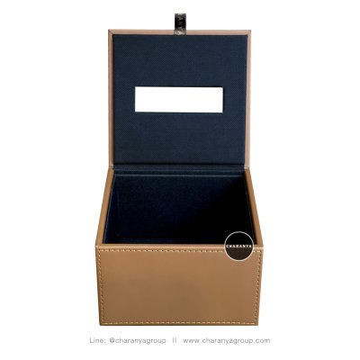 Pop-up Tissue Paper Box กล่องทิชชู่ป๊อปอัพ กล่องทิชชู่โรงแรม งานสวย วัสดุดี งานเกรดพรีเมี่ยม  กันฝุ่น กันละอองน้ำได้ดี ทำความสะอาดง่าย Tel: 093-6699642  Line: @charanyagroup