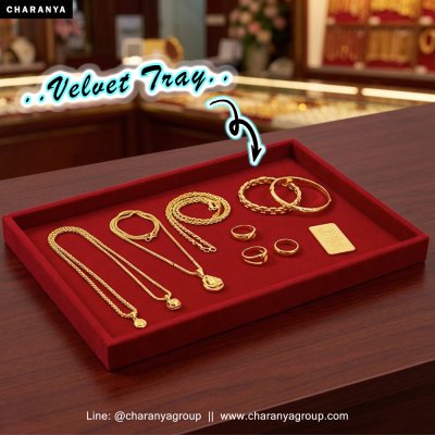 ถาดลิ้นชัก ถาดกำมะหยี่ ถาดวางสร้อยทอง  ถาดเครื่องประดับ ถาดไอซ์แลนด์ ถาดวางเครื่องเพชร ถาดวางนาฬิกา ถาดวางกระเป๋า  Watch Jewelry drawer tray organizer