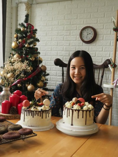 Christmas: Drip Cake