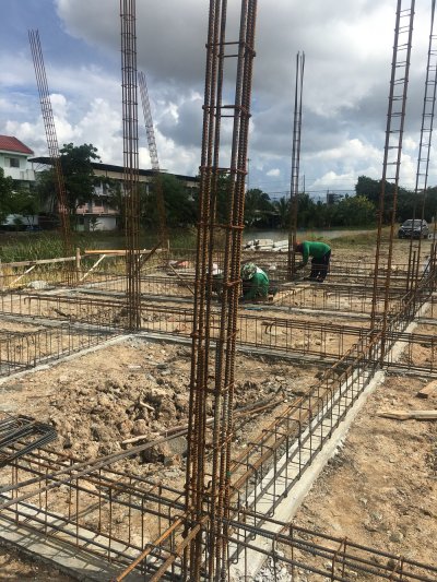 งานก่อสร้างบ้านพักอาศัย 2 ชั้น แพรกษา แพรกษา