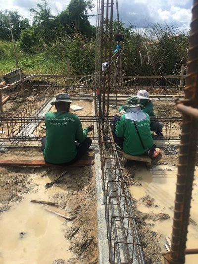 งานก่อสร้างบ้านพักอาศัย 2 ชั้น แพรกษา แพรกษา
