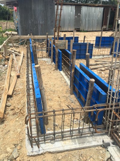 งานก่อสร้างบ้านพักอาศัย 2 ชั้น แพรกษา แพรกษา