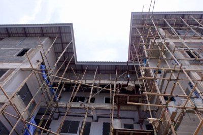 งานก่อสร้างอาคารพักอาศัย 4 ชั้น อุดมสุข