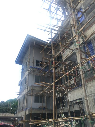 งานก่อสร้างอาคารพักอาศัย 4 ชั้น อุดมสุข