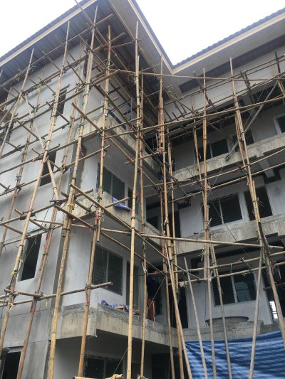 งานก่อสร้างอาคารพักอาศัย 4 ชั้น อุดมสุข