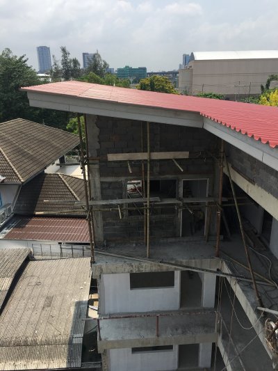 งานก่อสร้างอาคารพักอาศัย 4 ชั้น อุดมสุข