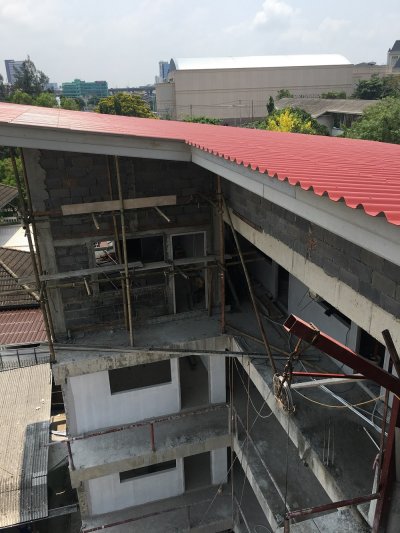 งานก่อสร้างอาคารพักอาศัย 4 ชั้น อุดมสุข