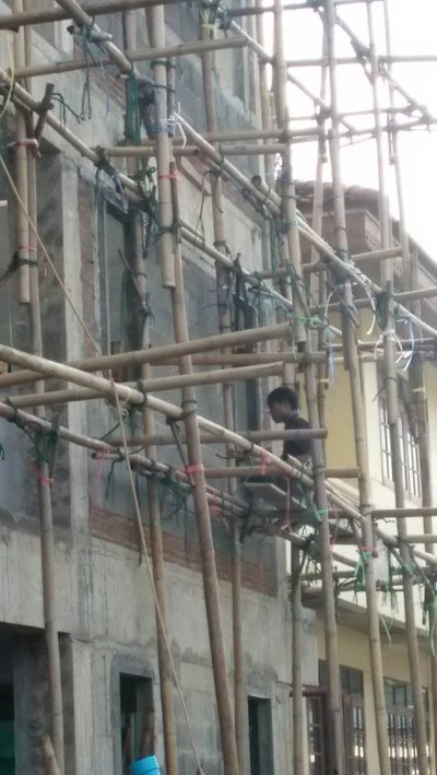 งานก่อสร้างอาคารพักอาศัย 4 ชั้น อุดมสุข