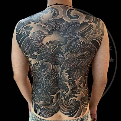 Full back tattoo 