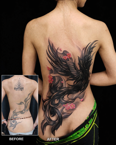 Cover Up Tattoo Pattaya | Fix Bad Tattoos & Professional Redesign