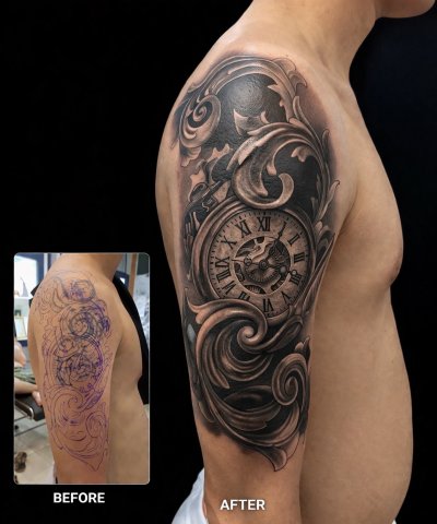 Cover Up Tattoo Pattaya | Fix Bad Tattoos & Professional Redesign