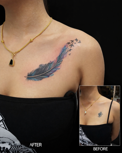 Cover Up Tattoo Pattaya | Fix Bad Tattoos & Professional Redesign