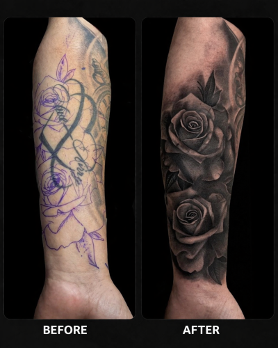 Cover Up Tattoo Pattaya | Fix Bad Tattoos & Professional Redesign