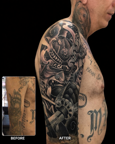 Cover Up Tattoo Pattaya | Fix Bad Tattoos & Professional Redesign