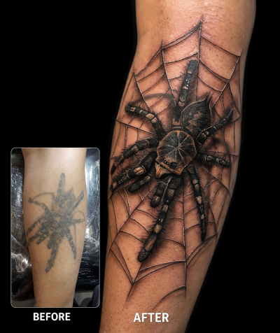 Cover Up Tattoo Pattaya | Fix Bad Tattoos & Professional Redesign