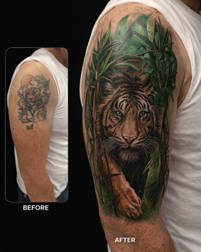 Cover Up Tattoo Pattaya | Fix Bad Tattoos & Professional Redesign